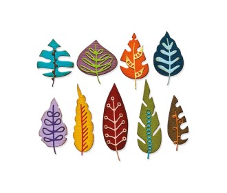 Sizzix Thinlits Artsy Leaves by Tim Holtz Sizzix Thinlits Artsy Leaves by Tim Holtz