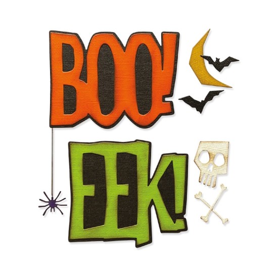 Sizzix Thinlits Big Frights by Tim Holtz Sizzix Thinlits Big Frights by Tim Holtz