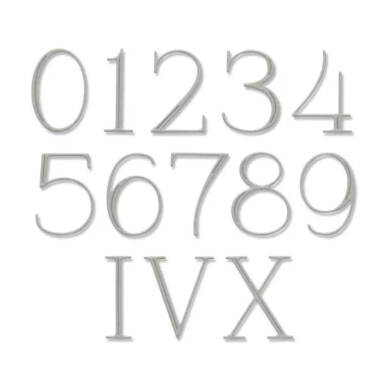Sizzix Thinlits Die Elegant Numbers