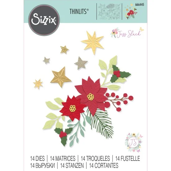 Sizzix Thinlits Die Set Festive Foliage