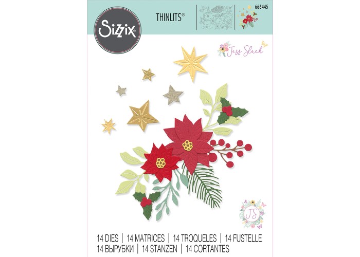 Sizzix Thinlits Die Set Festive Foliage Sizzix Thinlits Die Set Festive Foliage