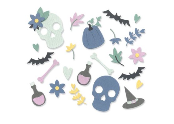 Sizzix Thinlits Die Spooky Icons Sizzix Thinlits Die Spooky Icons