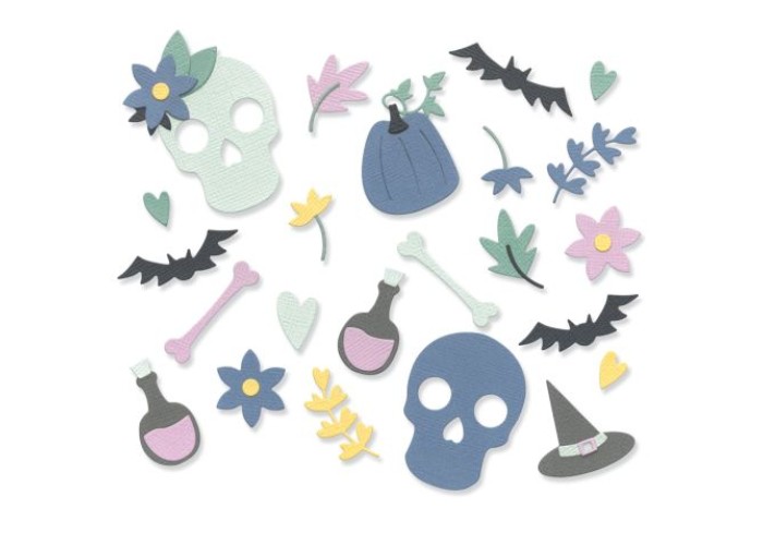 Sizzix Thinlits Die Spooky Icons Sizzix Thinlits Die Spooky Icons