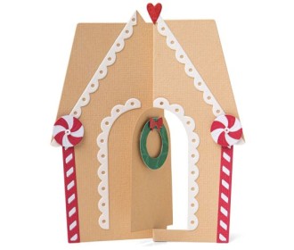 Sizzix Thinlits Die Set Card Gingerbread House Sizzix Thinlits Die Set Card Gingerbread House