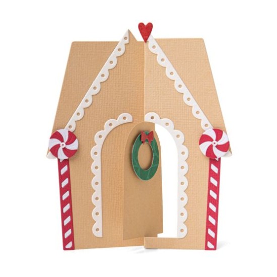 Sizzix Thinlits Die Set Card Gingerbread House Sizzix Thinlits Die Set Card Gingerbread House