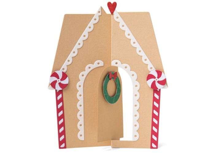 Sizzix Thinlits Die Set Card Gingerbread House Sizzix Thinlits Die Set Card Gingerbread House