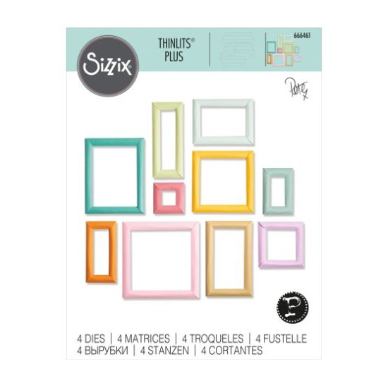 Sizzix Thinlits Die Set Dimensional Multi-Frames Sizzix Thinlits Die Set Dimensional Multi-Frames