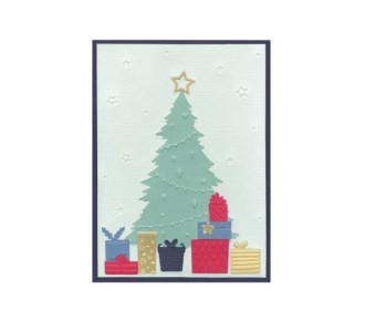 Sizzix Thinlits Die Set with Embossing Folder Sparkle Tree Sizzix Thinlits Die Set with Embossing Folder Sparkle Tree