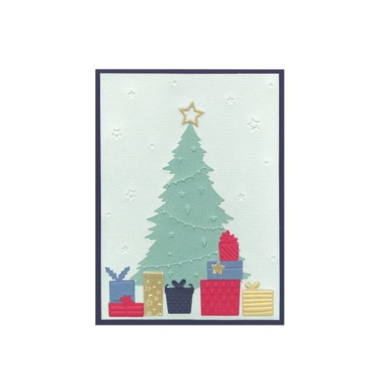 Sizzix Thinlits Die Set with Embossing Folder Sparkle Tree Sizzix Thinlits Die Set with Embossing Folder Sparkle Tree