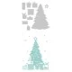 Sizzix Thinlits Die Set with Embossing Folder Sparkle Tree