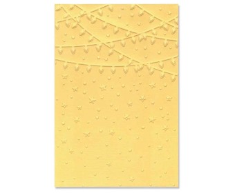 Sizzix • Multi-Level Textured Impressions Embossing Folder Stars and Lights Sizzix • Multi-Level Textured Impressions Embossing Folder Stars and Lights
