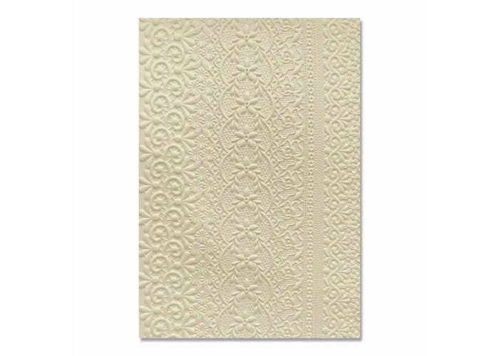 Sizzix • 3D Textured Impressions Embossing Folder A5 Lace Sizzix • 3D Textured Impressions Embossing Folder A5 Lace