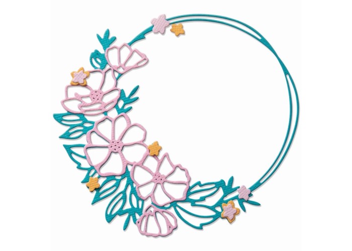 Sizzix • Thinlits Die Set Floral Round 7pcs Sizzix • Thinlits Die Set Floral Round 7pcs