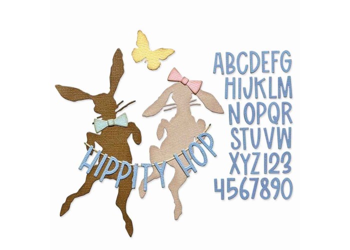 Sizzix • Thinlits Die Set Vault Hippity Hop 41pcs Sizzix • Thinlits Die Set Vault Hippity Hop 41pcs