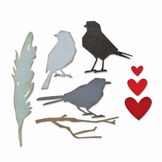 Sizzix • Thinlits Die Set Vault Lovebirds