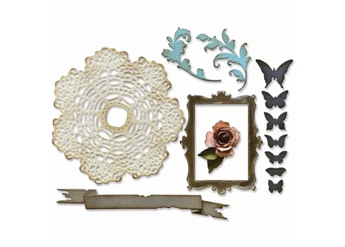 Sizzix • Tim Holtz Thinlits Die Set Vault Boutique 15τεμ