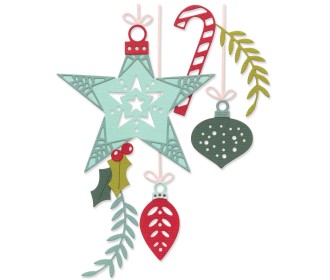 Sizzix • Thinlits Die Set Festive Decorations 15τεμ Sizzix • Thinlits Die Set Festive Decorations 15τεμ
