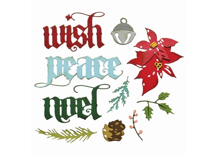 Sizzix • Thinlits Die Set Vault Holiday Classic 12τεμ Sizzix • Thinlits Die Set Vault Holiday Classic 12τεμ