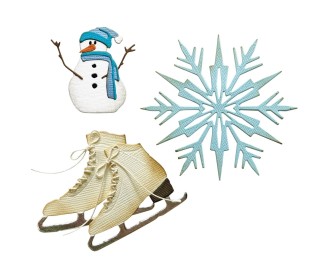 Sizzix • Thinlits Die Set Vault Winter Wishes 10τεμ Sizzix • Thinlits Die Set Vault Winter Wishes 10τεμ