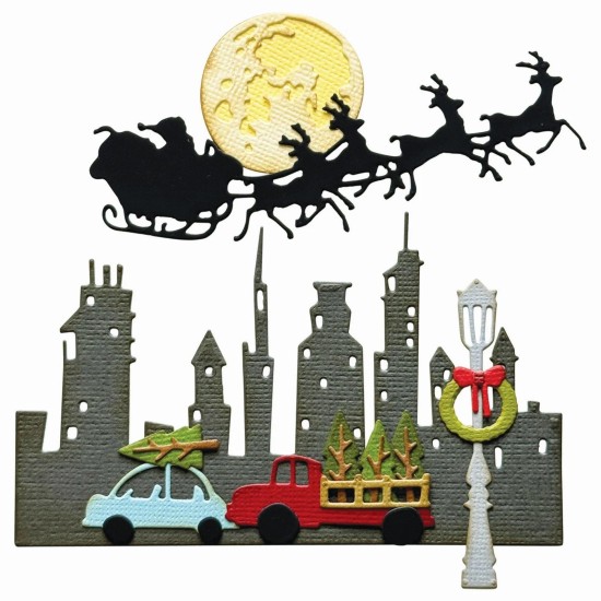 Sizzix • Thinlits Die Set Vault Christmas Magic 12τεμ Sizzix • Thinlits Die Set Vault Christmas Magic 12τεμ