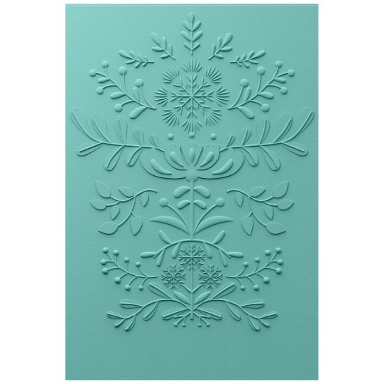 Sizzix • 3D Textured Impressions Embossing Folder Yuletide Sizzix • 3D Textured Impressions Embossing Folder Yuletide
