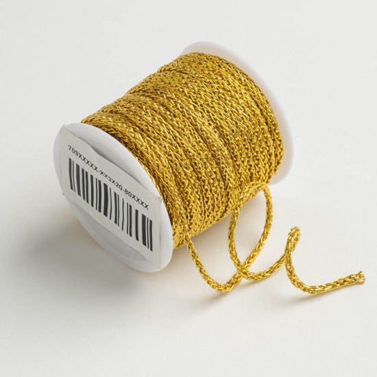 ΚΟΡΔΟΝΙ ΜΕΤΑΛΛΙΚΟ Νο709 3MMX20MET GOLD MET ΚΟΡΔΟΝΙ ΜΕΤΑΛΛΙΚΟ Νο709 3MMX20MET GOLD MET