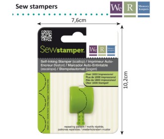 D Sew stamper scallop stitch head
