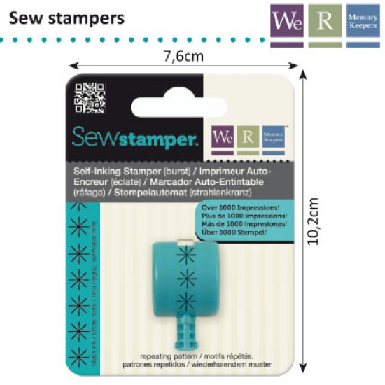 We R Memory Keepers sew stamper burst stitch head