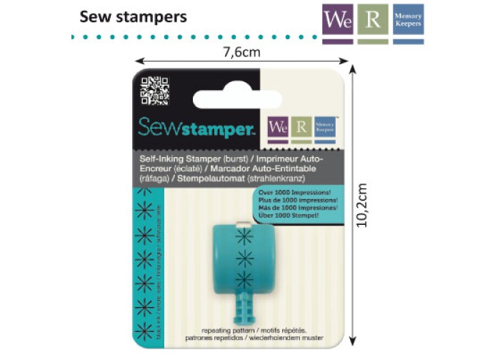 We R Memory Keepers sew stamper burst stitch head We R Memory Keepers sew stamper burst stitch head