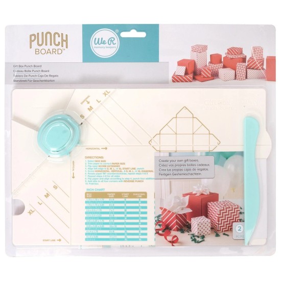 Gift box punch board