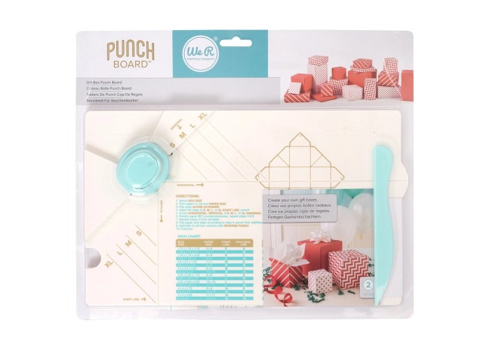 Gift box punch board Gift box punch board