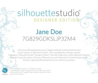SOFTWARE SILHOUETTE STUDIO DESIGNER EDITION  SOFTWARE SILHOUETTE STUDIO DESIGNER EDITION