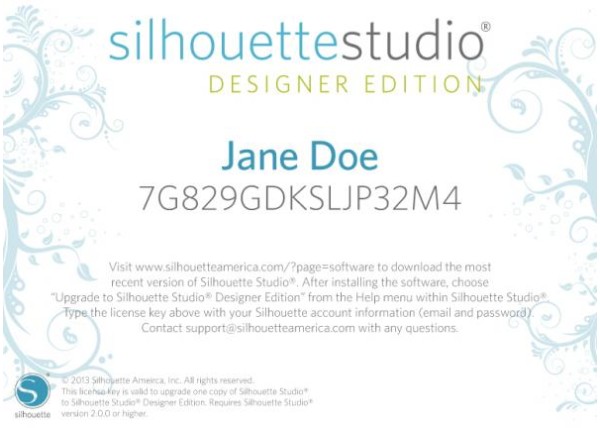 SOFTWARE SILHOUETTE STUDIO DESIGNER EDITION SOFTWARE SILHOUETTE STUDIO DESIGNER EDITION