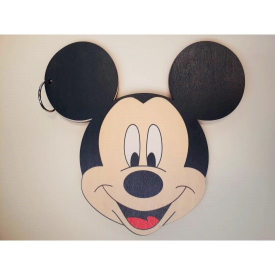 Βιβλίο Ευχών Mickey Με Με Έγχρωμη Εκτύπωση Σε Ξύλο 30cm 15φύλλα ( 30 σελίδες) + διακοσμητικό όνομα + Κάνε μια ευχή Βιβλίο Ευχών Mickey Με Με Έγχρωμη Εκτύπωση Σε Ξύλο 30cm 15φύλλα ( 30 σελίδες) + διακοσμητικό όνομα + Κάνε μια ευχή