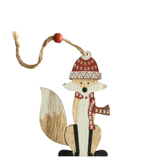 ΑΛΕΠΟΥ ΞΥΛΙΝΗ ΜΕ ΣΚΟΥΦΟ 11Χ7.5cm - BEIGE-RED ΑΛΕΠΟΥ ΞΥΛΙΝΗ ΜΕ ΣΚΟΥΦΟ 11Χ7.5cm - BEIGE-RED