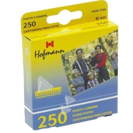 Αυτοκόλλητα (διπλής όψης) διάφανα Photo Corners 10 mm 250τεμ Αυτοκόλλητα (διπλής όψης) διάφανα Photo Corners 10 mm 250τεμ