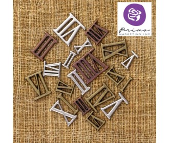 Μεταλλικοί αριθμοί- romans 20τεμάχια Μεταλλικοί αριθμοί- romans 20τεμάχια