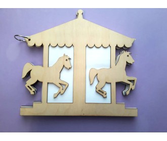 Bιβλίο Ευχών ξύλινο Καρουζέλ 30cm 15φύλλα ( 30 σελίδες) + διακοσμητικό όνομα + Κάνε μια ευχή Bιβλίο Ευχών ξύλινο Καρουζέλ 30cm 15φύλλα ( 30 σελίδες) + διακοσμητικό όνομα + Κάνε μια ευχή