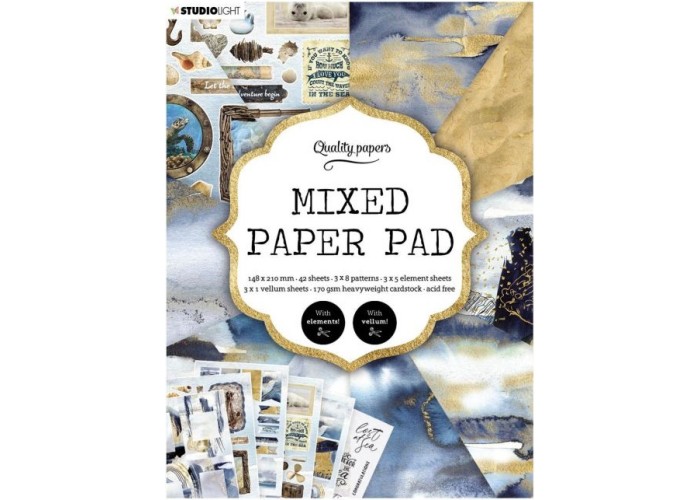 Σετ Χαρτόνια Α5 Studio Light Mixed Paper Pad Pattern Σετ Χαρτόνια Α5 Studio Light Mixed Paper Pad Pattern