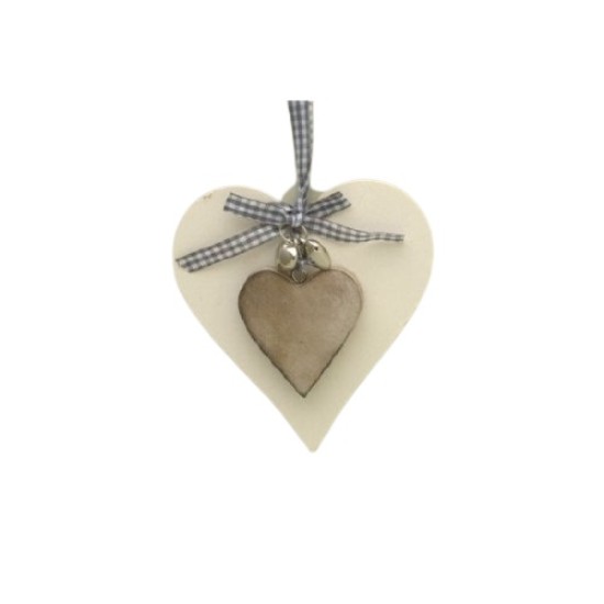 ΔΙΠΛΗ ΞΥΛΙΝΗ ΚΡΕΜΑΣΤΗ ΚΑΡΔΙΑ 11,5Χ10,5Χ1,2CM WHITE ΔΙΠΛΗ ΞΥΛΙΝΗ ΚΡΕΜΑΣΤΗ ΚΑΡΔΙΑ 11,5Χ10,5Χ1,2CM WHITE