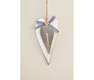 ΚΑΡΔΙΑ ΔΙΠΛΗ ΞΥΛΙΝΗ/ΚΟΥΜΠΙ-ΚΟΡΔΕΛΑ 16X8CM IVORY-BEIGE ΚΑΡΔΙΑ ΔΙΠΛΗ ΞΥΛΙΝΗ/ΚΟΥΜΠΙ-ΚΟΡΔΕΛΑ 16X8CM IVORY-BEIGE
