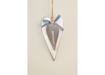 ΚΑΡΔΙΑ ΔΙΠΛΗ ΞΥΛΙΝΗ/ΚΟΥΜΠΙ-ΚΟΡΔΕΛΑ 16X8CM IVORY-BEIGE ΚΑΡΔΙΑ ΔΙΠΛΗ ΞΥΛΙΝΗ/ΚΟΥΜΠΙ-ΚΟΡΔΕΛΑ 16X8CM IVORY-BEIGE