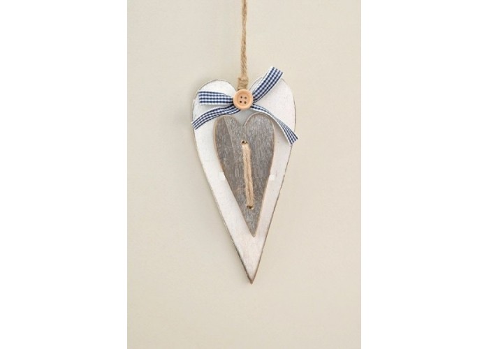 ΚΑΡΔΙΑ ΔΙΠΛΗ ΞΥΛΙΝΗ/ΚΟΥΜΠΙ-ΚΟΡΔΕΛΑ 16X8CM IVORY-BEIGE ΚΑΡΔΙΑ ΔΙΠΛΗ ΞΥΛΙΝΗ/ΚΟΥΜΠΙ-ΚΟΡΔΕΛΑ 16X8CM IVORY-BEIGE