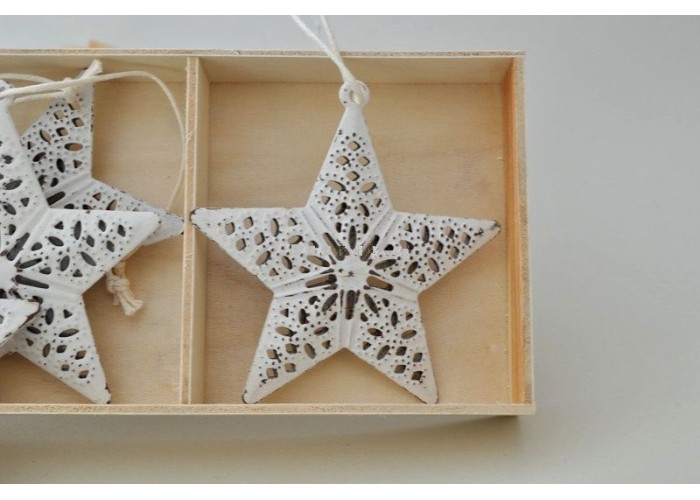 ΑΣΤΕΡΙΑ ΜΕΤΑΛ ΣΧΕΔΙΟ S/6 7X7CM IVORY ΑΣΤΕΡΙΑ ΜΕΤΑΛ ΣΧΕΔΙΟ S/6 7X7CM IVORY