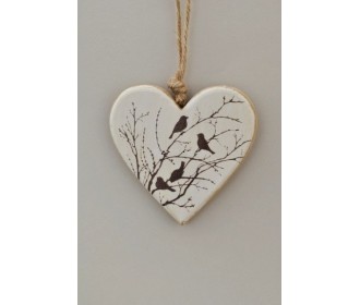 ΚΑΡΔΙΑ ΞΥΛΙΝΗ ΕΚΤΥΠ 10X10CM BIRDΣ IVORY ΚΑΡΔΙΑ ΞΥΛΙΝΗ ΕΚΤΥΠ 10X10CM BIRDΣ IVORY