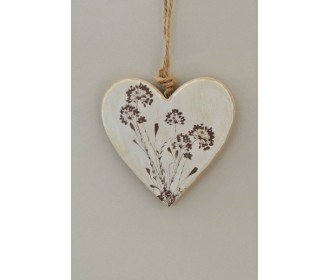 ΚΑΡΔΙΑ ΞΥΛΙΝΗ ΕΚΤΥΠ 10X10CM FLOWERS IVORY ΚΑΡΔΙΑ ΞΥΛΙΝΗ ΕΚΤΥΠ 10X10CM FLOWERS IVORY