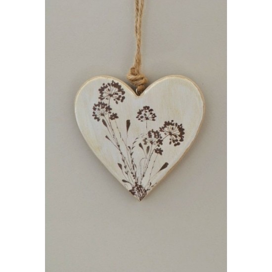 ΚΑΡΔΙΑ ΞΥΛΙΝΗ ΕΚΤΥΠ 10X10CM FLOWERS IVORY ΚΑΡΔΙΑ ΞΥΛΙΝΗ ΕΚΤΥΠ 10X10CM FLOWERS IVORY