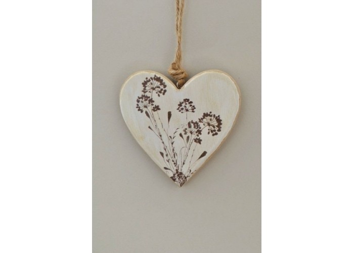 ΚΑΡΔΙΑ ΞΥΛΙΝΗ ΕΚΤΥΠ 10X10CM FLOWERS IVORY ΚΑΡΔΙΑ ΞΥΛΙΝΗ ΕΚΤΥΠ 10X10CM FLOWERS IVORY