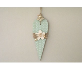 ΚΑΡΔΙΑ ΞΥΛΙΝΗ ΚΡΕΜΑΣΤΗ ΜΕ ΛΟΥΛΟΥΔΙ & ΚΟΥΜΠΙ 17X6,5CM GREEN PAST ΚΑΡΔΙΑ ΞΥΛΙΝΗ ΚΡΕΜΑΣΤΗ ΜΕ ΛΟΥΛΟΥΔΙ & ΚΟΥΜΠΙ 17X6,5CM GREEN PAST