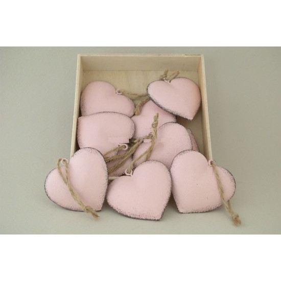 ΚΑΡΔΙΕΣ ΜΕΤΑΛΛΙΚΕΣ ΚΡΕΜΑΣΤΕΣ S/10 4,8X4,5CM PINK L ΚΑΡΔΙΕΣ ΜΕΤΑΛΛΙΚΕΣ ΚΡΕΜΑΣΤΕΣ S/10 4,8X4,5CM PINK L